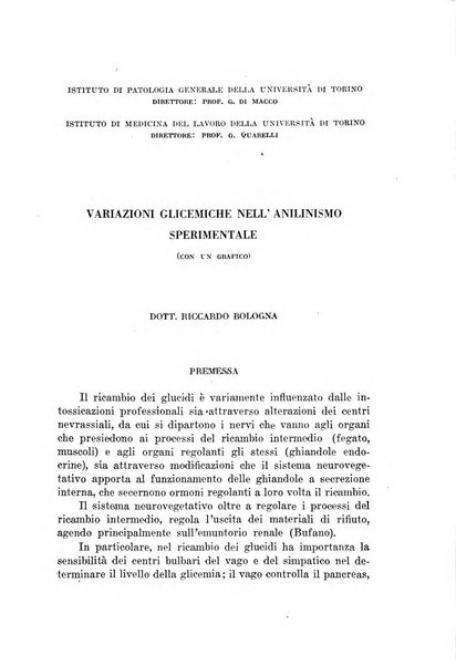 Lavoro umano rivista mensile di fisiologia, patologia e clinica del lavoro