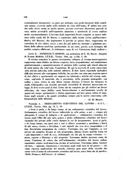 Lavoro umano rivista mensile di fisiologia, patologia e clinica del lavoro