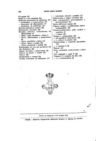 Lavoro umano rivista mensile di fisiologia, patologia e clinica del lavoro