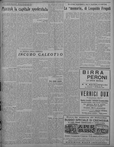 L'avvenire di Tripoli : quotidiano della Federazione fascista della tripolitania