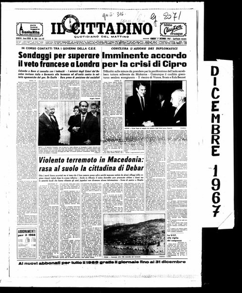 Il cittadino : giornale del popolo