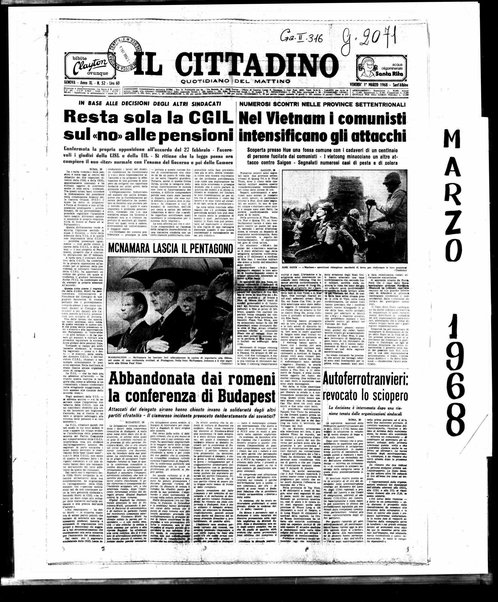 Il cittadino : giornale del popolo