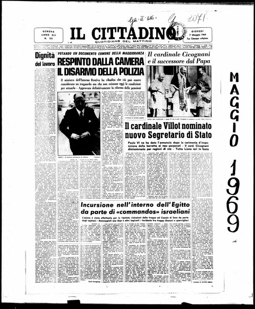 Il cittadino : giornale del popolo