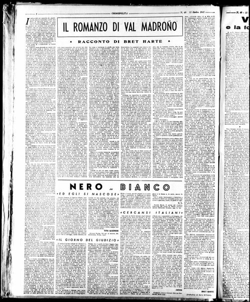 Cosmopolita : settimanale di vita internazionale