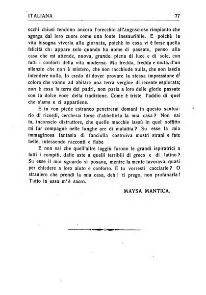 La donna italiana rivista mensile di lettere, scienze, arti e movimento sociale femminile