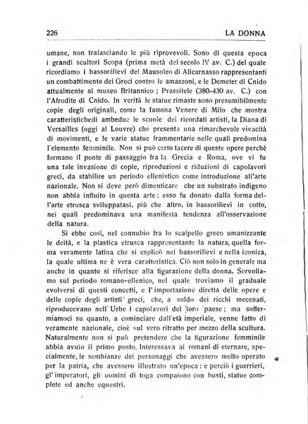 La donna italiana rivista mensile di lettere, scienze, arti e movimento sociale femminile