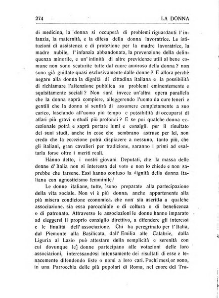 La donna italiana rivista mensile di lettere, scienze, arti e movimento sociale femminile