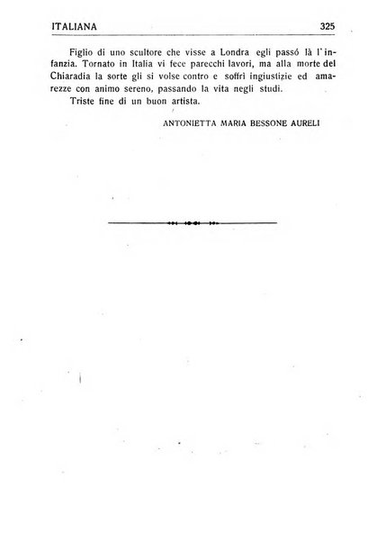 La donna italiana rivista mensile di lettere, scienze, arti e movimento sociale femminile