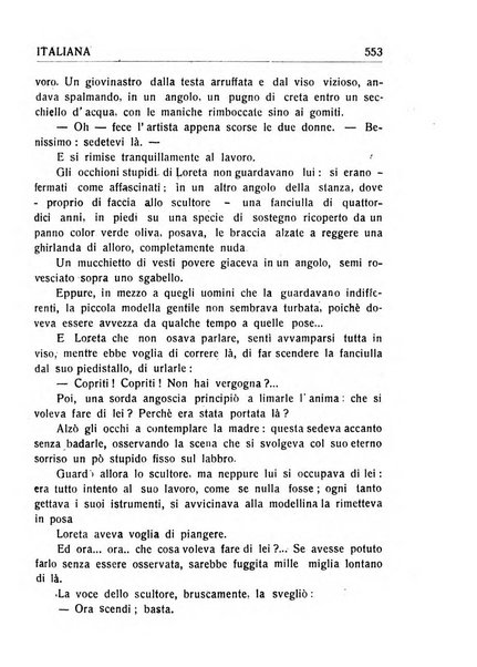 La donna italiana rivista mensile di lettere, scienze, arti e movimento sociale femminile