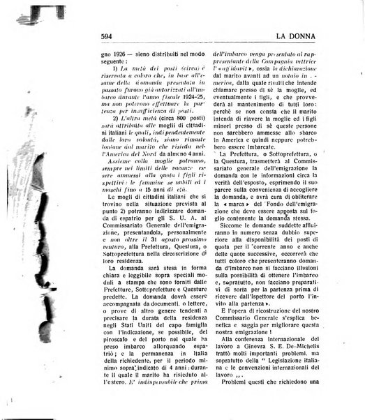 La donna italiana rivista mensile di lettere, scienze, arti e movimento sociale femminile