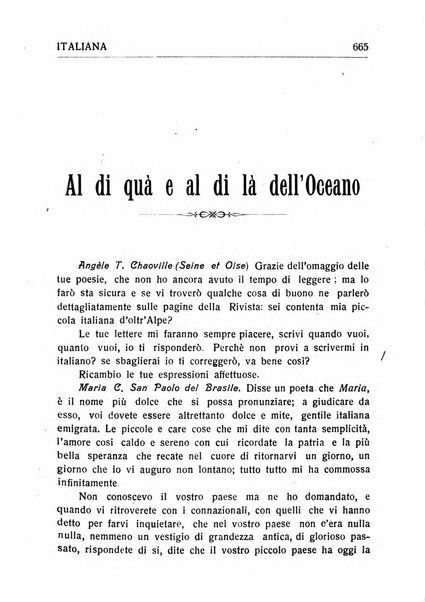 La donna italiana rivista mensile di lettere, scienze, arti e movimento sociale femminile