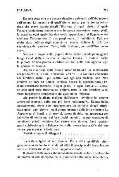 La donna italiana rivista mensile di lettere, scienze, arti e movimento sociale femminile