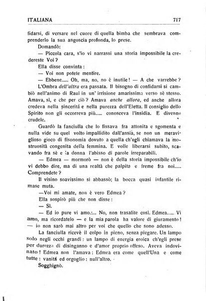 La donna italiana rivista mensile di lettere, scienze, arti e movimento sociale femminile