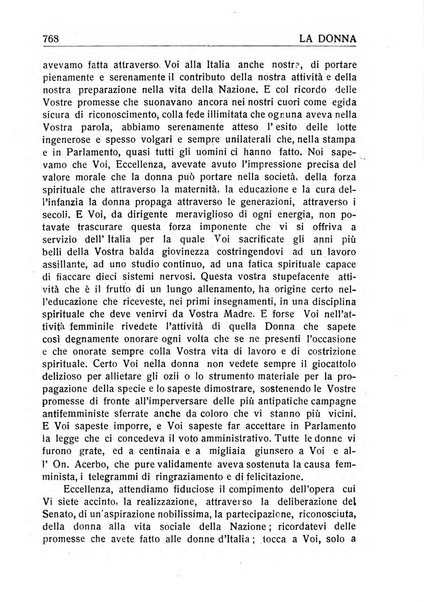 La donna italiana rivista mensile di lettere, scienze, arti e movimento sociale femminile