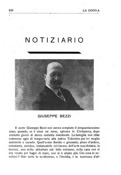 La donna italiana rivista mensile di lettere, scienze, arti e movimento sociale femminile