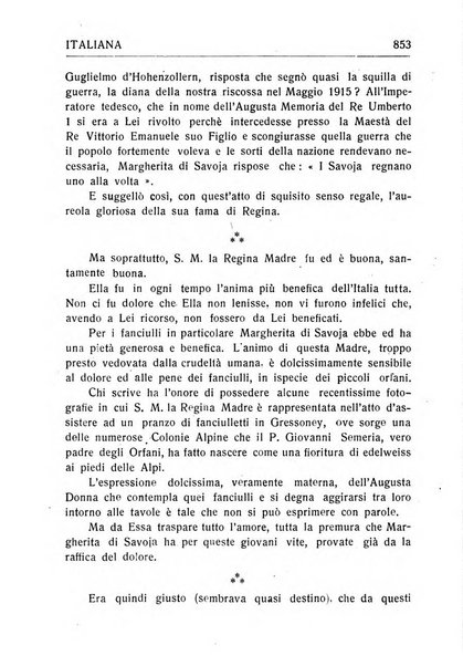 La donna italiana rivista mensile di lettere, scienze, arti e movimento sociale femminile