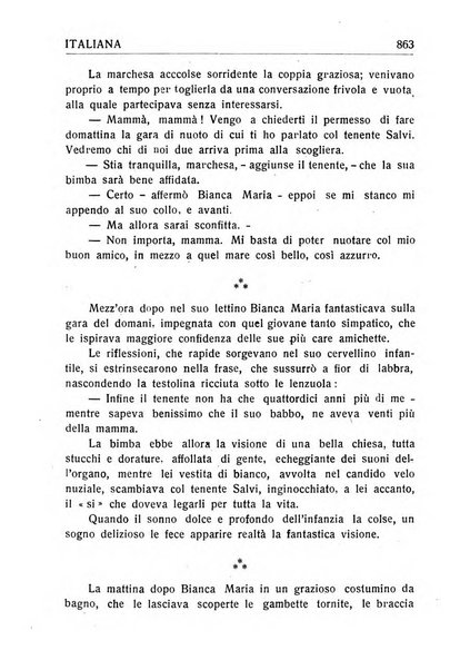 La donna italiana rivista mensile di lettere, scienze, arti e movimento sociale femminile