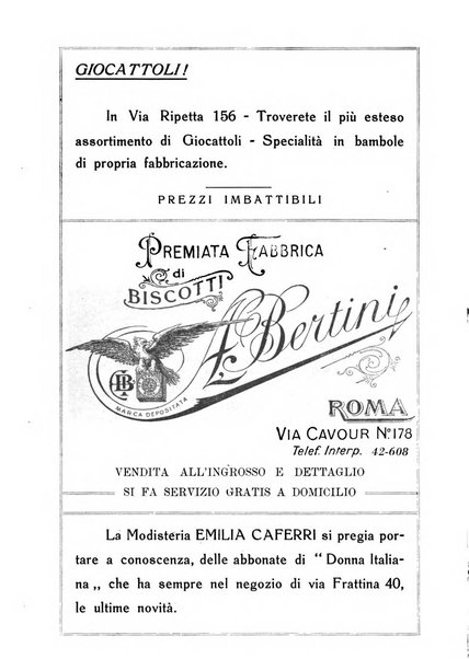 La donna italiana rivista mensile di lettere, scienze, arti e movimento sociale femminile