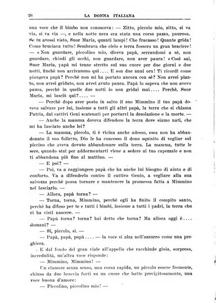 La donna italiana rivista mensile di lettere, scienze, arti e movimento sociale femminile