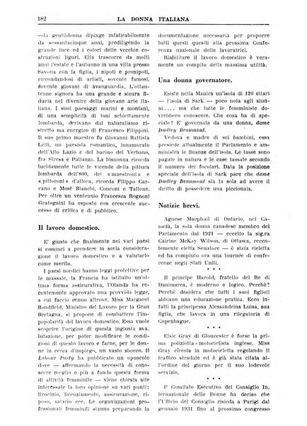 La donna italiana rivista mensile di lettere, scienze, arti e movimento sociale femminile