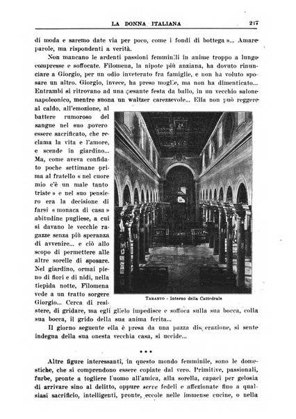 La donna italiana rivista mensile di lettere, scienze, arti e movimento sociale femminile