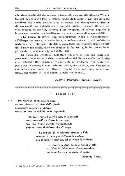 La donna italiana rivista mensile di lettere, scienze, arti e movimento sociale femminile