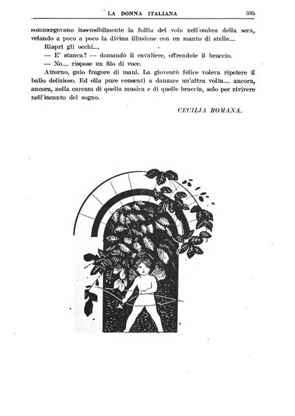 La donna italiana rivista mensile di lettere, scienze, arti e movimento sociale femminile