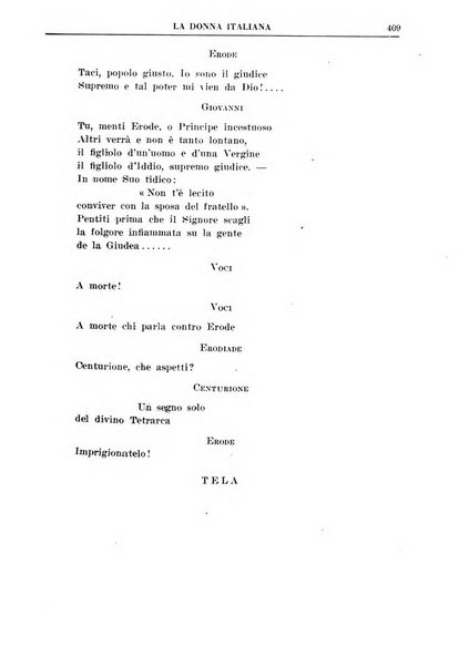 La donna italiana rivista mensile di lettere, scienze, arti e movimento sociale femminile