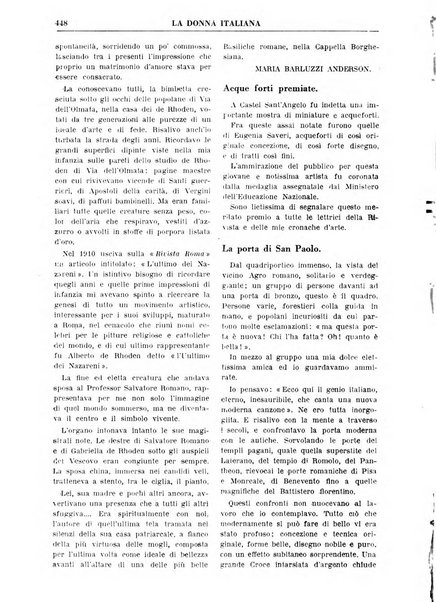 La donna italiana rivista mensile di lettere, scienze, arti e movimento sociale femminile