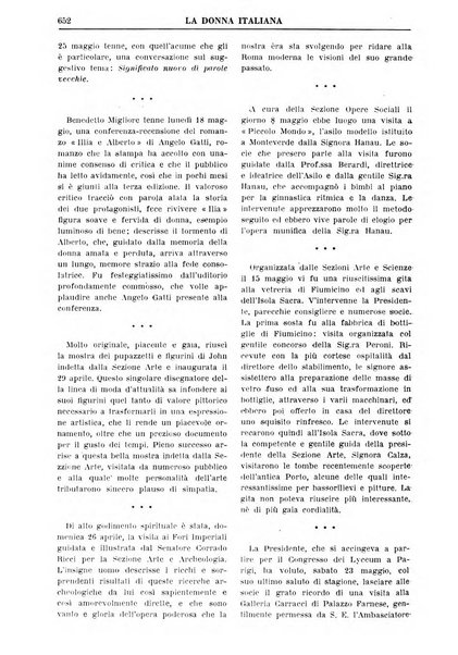 La donna italiana rivista mensile di lettere, scienze, arti e movimento sociale femminile