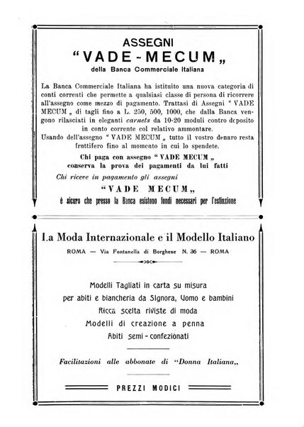 La donna italiana rivista mensile di lettere, scienze, arti e movimento sociale femminile