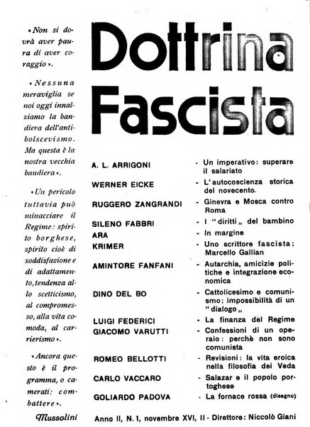 Dottrina fascista