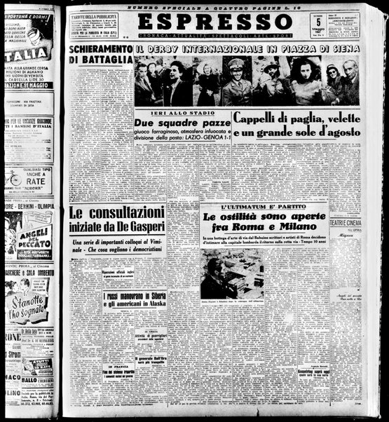 Espresso : cronaca, attualita, spettacoli, arte, sport