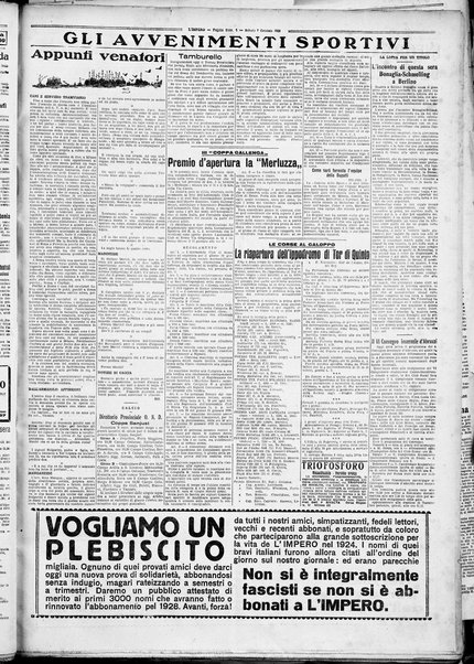 L' impero : quotidiano politico