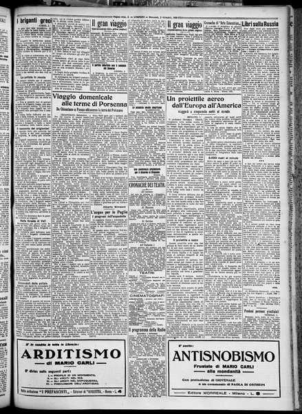 L' impero : quotidiano politico