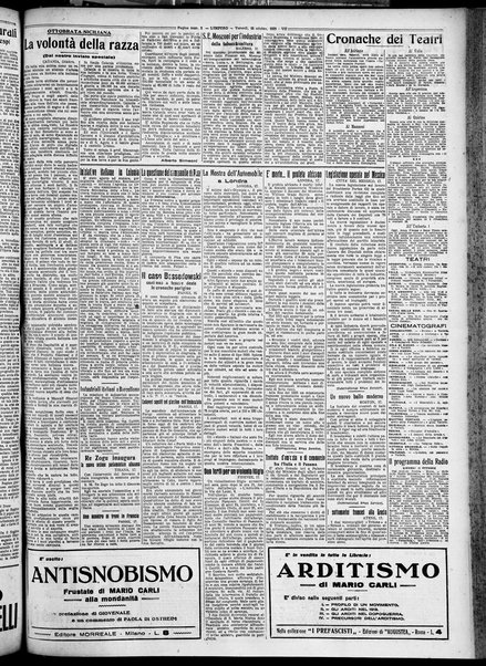 L' impero : quotidiano politico