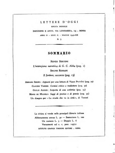 Lettere d'oggi