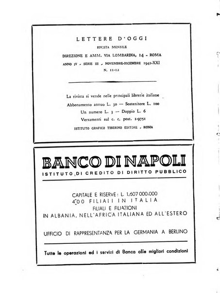 Lettere d'oggi