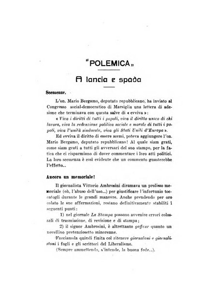 L'ordine fascista polemica