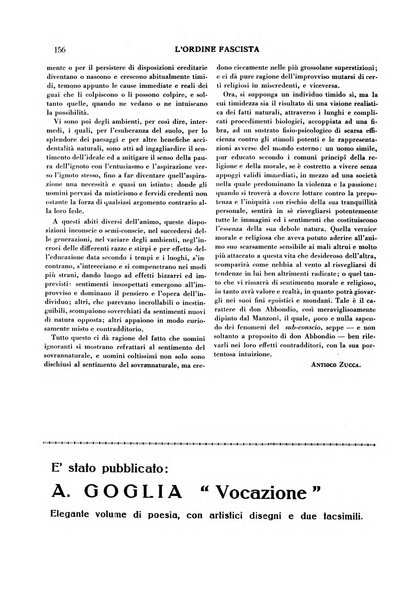 L'ordine fascista polemica