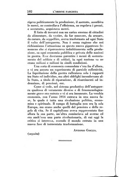 L'ordine fascista polemica