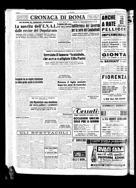 Il paese : quotidiano democratico del mattino