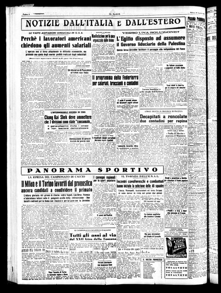 Il paese : quotidiano democratico del mattino