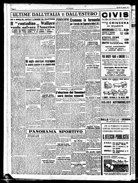 Il paese : quotidiano democratico del mattino