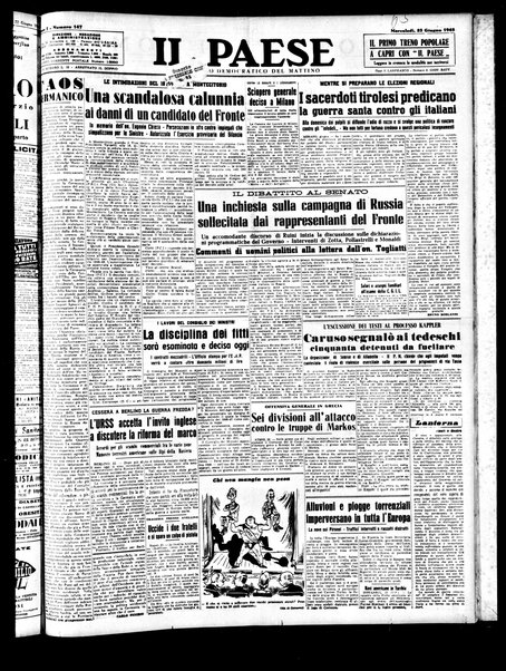 Il paese : quotidiano democratico del mattino