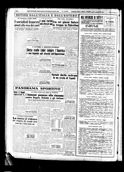 Il paese : quotidiano democratico del mattino