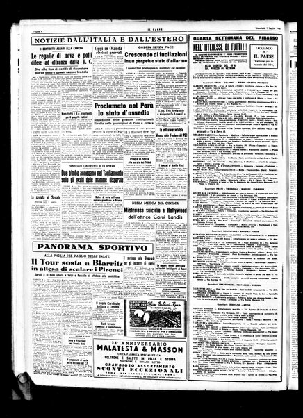 Il paese : quotidiano democratico del mattino