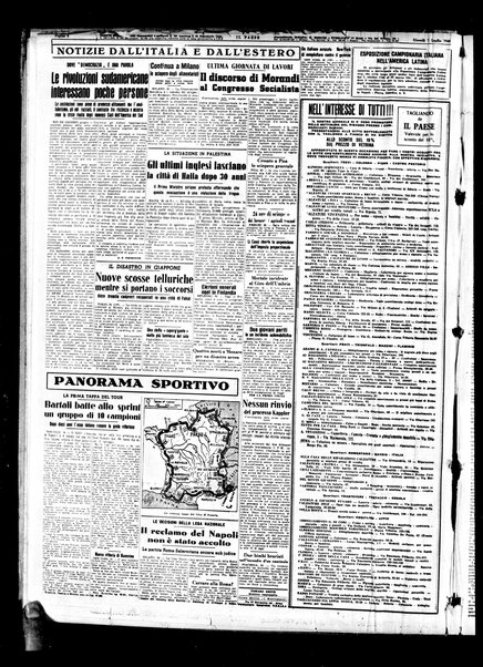 Il paese : quotidiano democratico del mattino