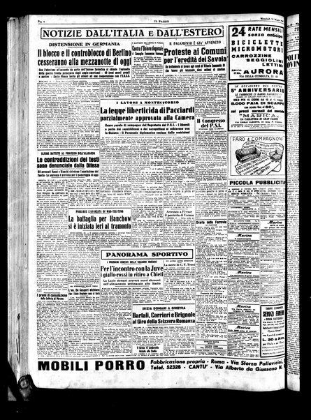 Il paese : quotidiano democratico del mattino