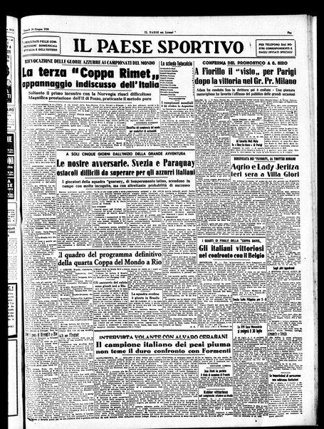 Il paese : quotidiano democratico del mattino